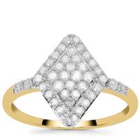 GH Diamonds Ring in 9K Gold 0.58ct