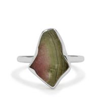 Watermelon Tourmaline Ring in Sterling Silver 2.35cts