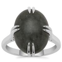 Type A Burmese Jade Ring in Sterling Silver 10.81cts