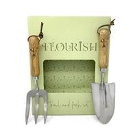 Flourish - Gardeners Hand Trowel & Fork Set 
