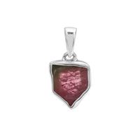 Watermelon Tourmaline Pendant in Sterling Silver 2.50cts