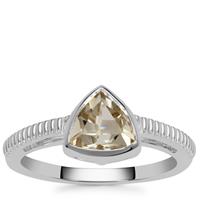 Champagne Serenite Ring in Sterling Silver 1.05cts
