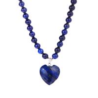 Lapis Lazuli Necklace in Sterling Silver 146.50cts