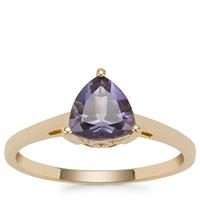 Blueberry Quartz Ring in 9K Gold 1.04cts