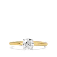 Diamond Ring in 18K Gold 1cts