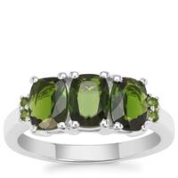 Chrome Diopside Ring in Sterling Silver 2.71cts