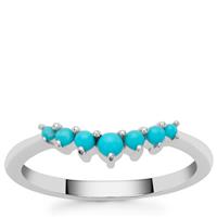 Sleeping Beauty Turquoise Ring in Sterling Silver 0.20ct
