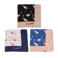 Ladies Flamingo Design Destello Scarf  (Choice of 3 Color)