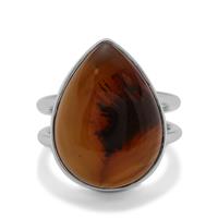 Montana Agate Ring in Sterling Silver 14.83cts
