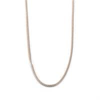 16"-18" Two Tone Sterling Siver Necklace