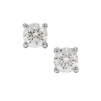 Diamonds Earrings in Platinum 950 0.25ct 