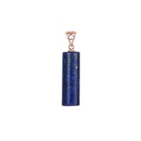 Lapis Lazuli Pendant in Rose Tone Sterling Silver 18.55cts