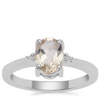 Serenite Ring with Diamond in Sterling Silver 1.20cts