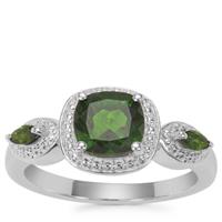 Chrome Diopside Ring in Sterling Silver 1.63cts