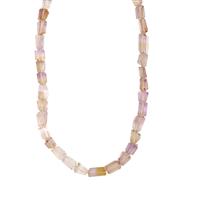 Mato Grosso Ametrine Nugget Necklace in Sterling Silver 126cts