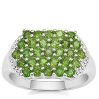 Chrome Diopside Ring in Sterling Silver 1.65cts