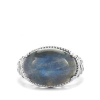 Labradorite Ring in Sterling Silver 8.10cts