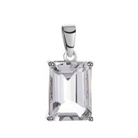 Nigerian Cullinan White Topaz Pendant in Sterling Silver 8.54cts