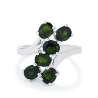 Chrome Diopside Ring in Sterling Silver 2.83cts