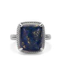 Lapis Lazuli Ring in Sterling Silver 10.07cts
