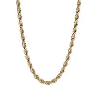 18" 9K Gold Tempo Rope Chain 5.10g