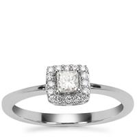Diamond Ring in Platinum 950 0.35ct