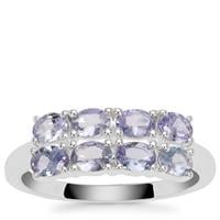 Tanzanite Ring in Sterling Silver 1.10cts