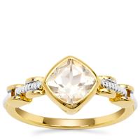 Serenite Ring in Gold Plated Sterling Silver 1.33cts