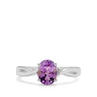 Moroccan Amethyst Ring in Sterling Silver 1.15cts