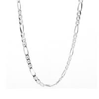22" Sterling Silver Couture Figaro Chain 22.80g
