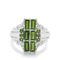 Chrome Diopside Ring in Sterling Silver 1.47cts