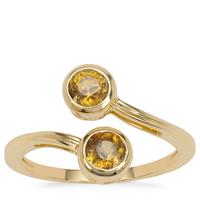 Morafeno Sphene Ring in 9K Gold 1.15cts
