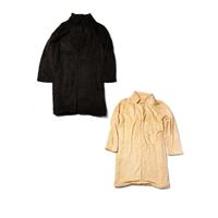 Destello Longline Faux Fur Coat  - Available in Black or Beige (S/M or L/XL)