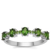 Chrome Diopside Ring in Sterling Silver 1.10cts