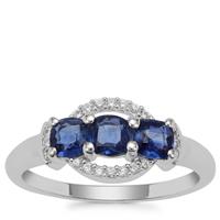 Nilamani Ring with White Zircon in Sterling Silver 1.24cts