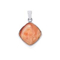 Pink Lady Opal Pendant in Sterling Silver 12.17cts