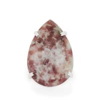 33.97ct Lepidolite Sterling Silver Aryonna Ring 