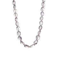 Danburite Graduated Necklace in Sterling Silver 116.50cts