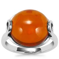 American Fire Opal Ring in Sterling Silver 7.19cts