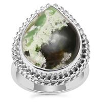 Opal Chalcedony Ring in Sterling Silver 10cts