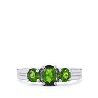  Chrome Diopside Ring in Sterling Silver 1.48cts