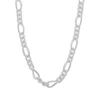 18" Sterling Silver Couture Figaro Chain 2.52g