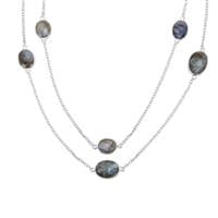 Labradorite Necklace in Sterling Silver 16.05cts
