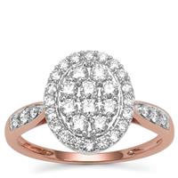 Argyle Diamond Ring in 9K Rose Gold 0.76ct