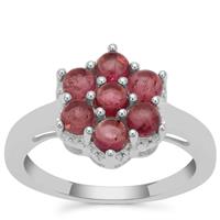 Balas Pink Tourmaline Ring in Sterling Silver 1.41cts