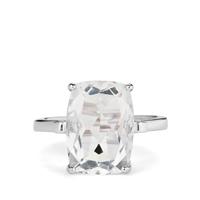 White Fluorite Ring in Sterling Silver 7.98cts