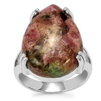 Fusion Tourmaline Ring in Sterling Silver 14cts