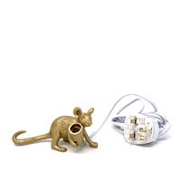 Gold Crawling Mouse Lamp 