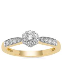 Diamond Ring in 18K Gold 0.36cts