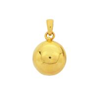 Orb Locket in Gold Plated Sterling Silver